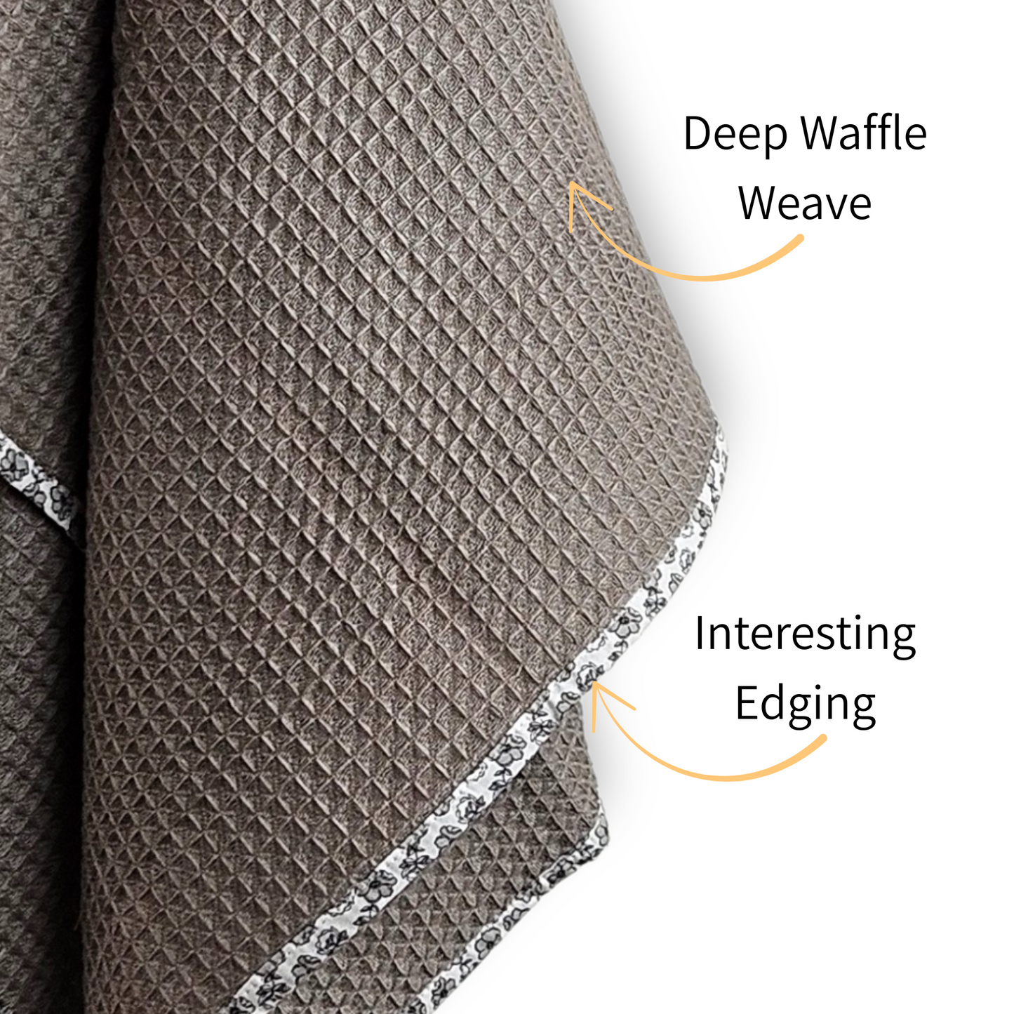 Waffle Hand Towel - Biscuit
