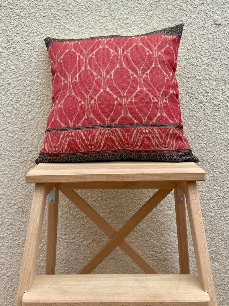 Ethnic Elegant Red & Black Cushion Cover Combo Set 16 x 16 inches and 12 x 20inches