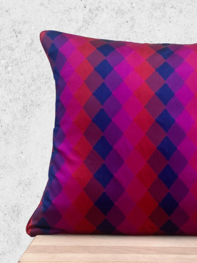 Stylish Cushion Cover Combo - Pink and Peachy Orange