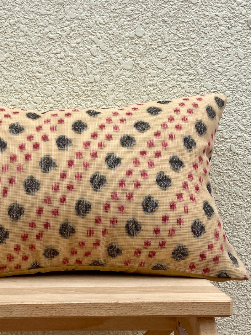Ethnic Elegant Red & Black Cushion Cover Combo Set 16 x 16 inches and 12 x 20inches