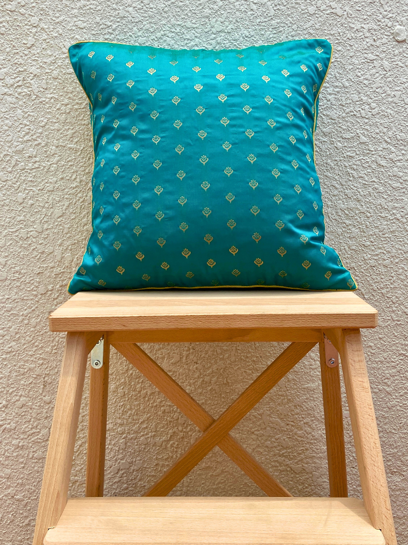 Festive Pink & Teal Cushion Cover Combo