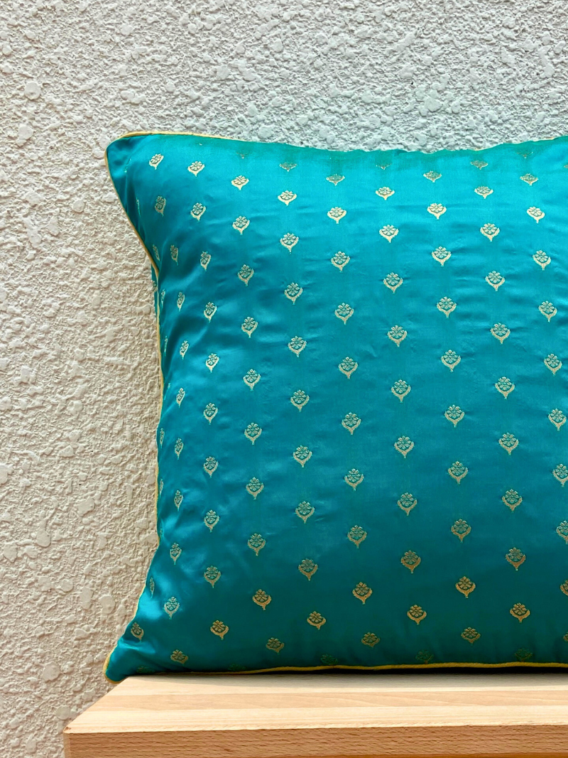 Festive Pink & Teal Cushion Cover Combo