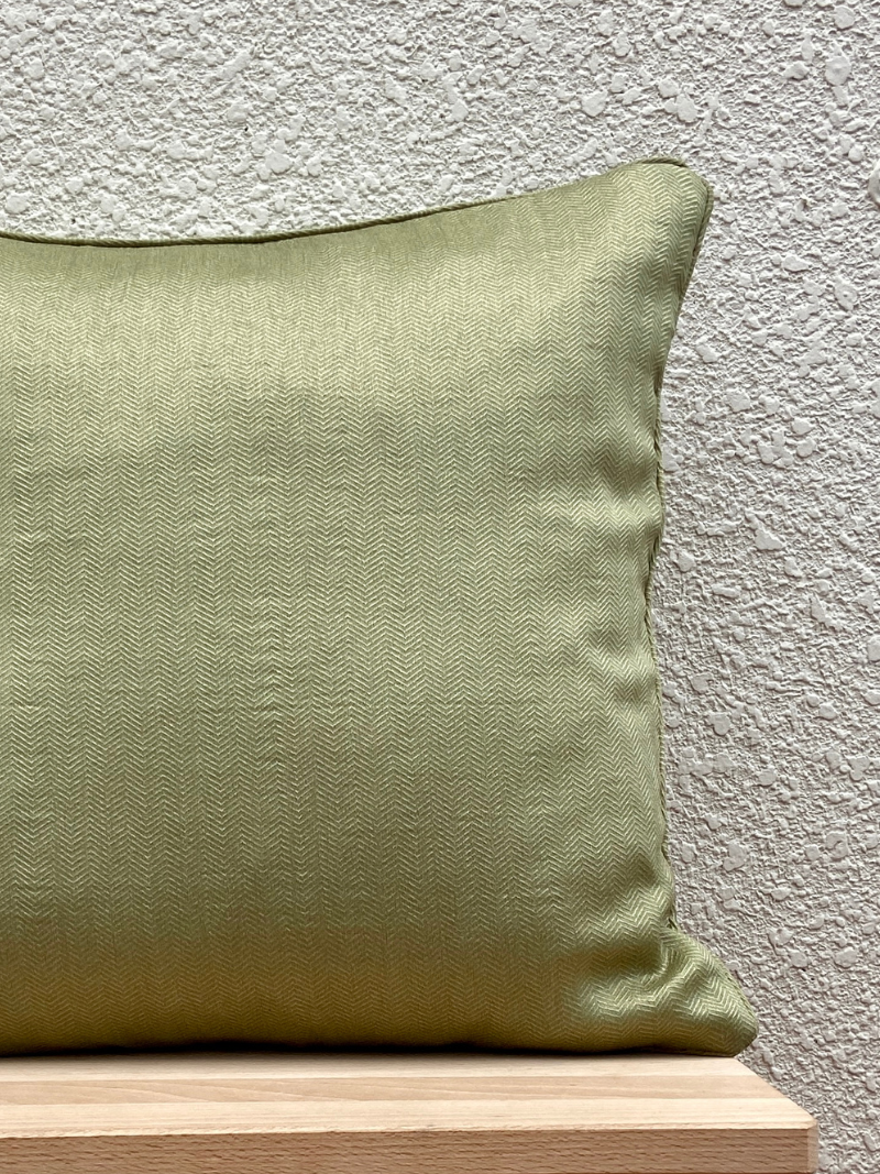 Minimalistic Elegant Pink & Mint Green Shimmery Cushion Cover Combo