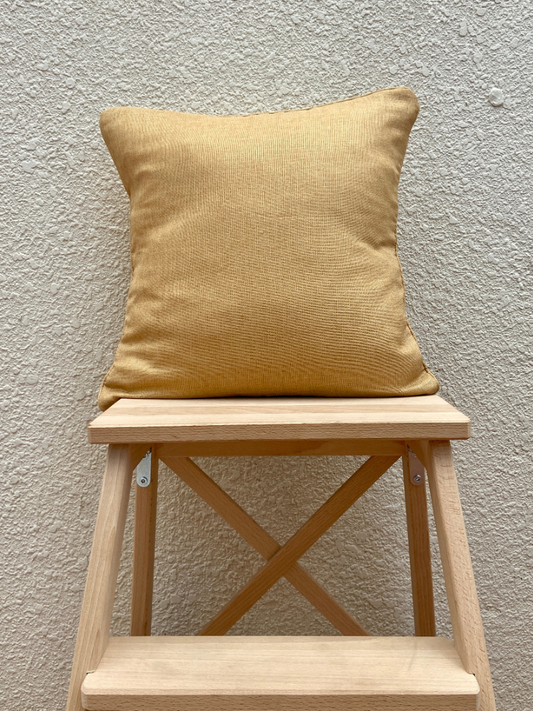 Festive Gold Shimmery Cushion Cover 16 x 16 inches